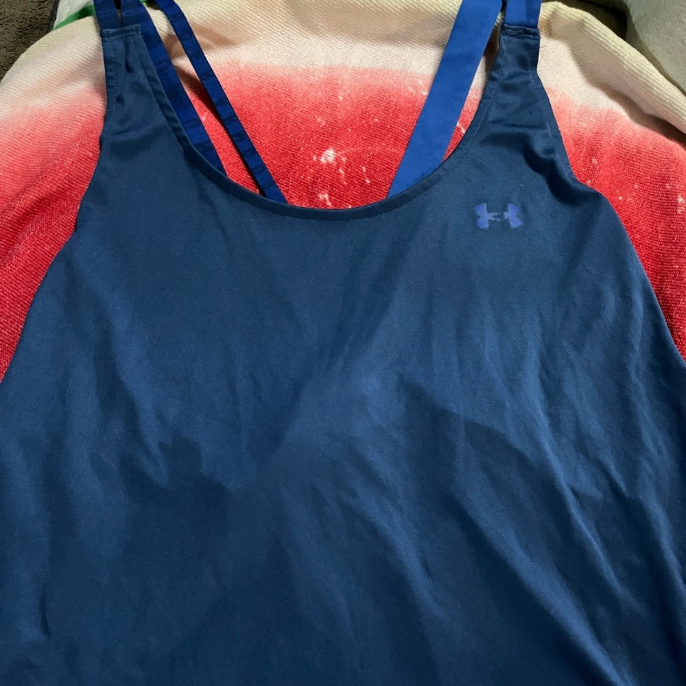 Under Armour Royal Blue Double Strap Top